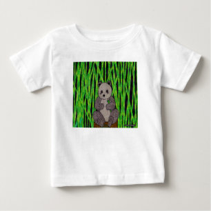 Panda (wit) - Baby T-shirt