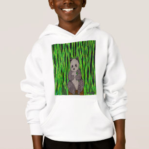 Panda (wit) - Jongens Hoodie