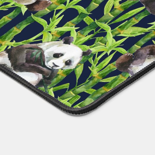 Panda with Bamboo Watercolor Pattern (Coin)