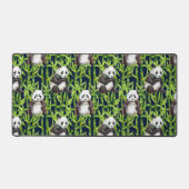 Panda with Bamboo Watercolor Pattern (Recto)