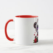 Panda with flower mug (Gauche)