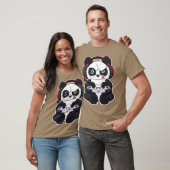 Panda With Gaming Controller I Funny Gaming I girl T-shirt (Unisex)