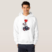 Panda with Heart Hoodie (Voorkant volledig)
