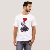 Panda with Heart T-shirt (Voorkant volledig)