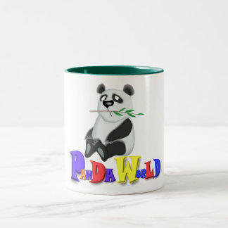 Panda World Tweekleurige Koffiemok