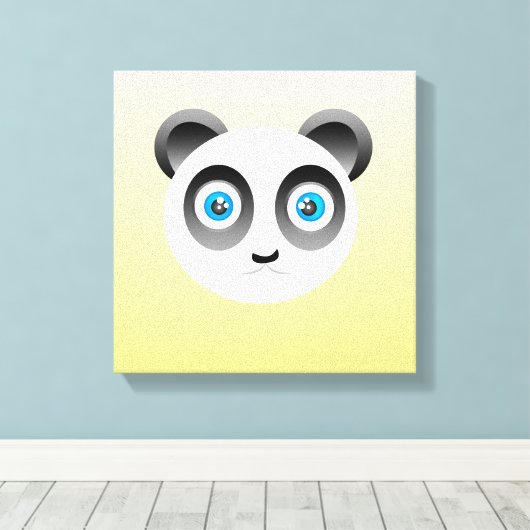 Panda Wrapped Canvas (Insitu (Houten vloer))