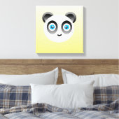 Panda Wrapped Canvas (Insitu (Slaapkamer))