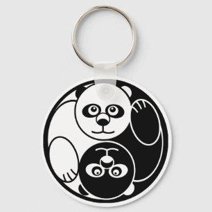Panda Yin Yang Sleutelhanger
