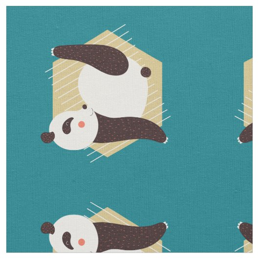 Panda Yoga Stof (Close Up)