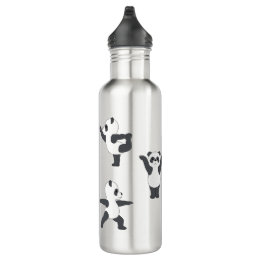 Panda Yoga Water Bottle Waterfles