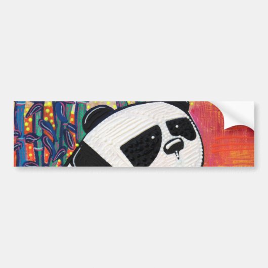 Panda Zen Master Bumpersticker (Voorkant)