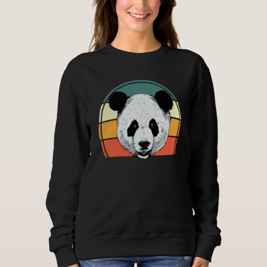 Panda  Zookeeper Zookeeping Retro Panda  1 Trui (Voorkant)