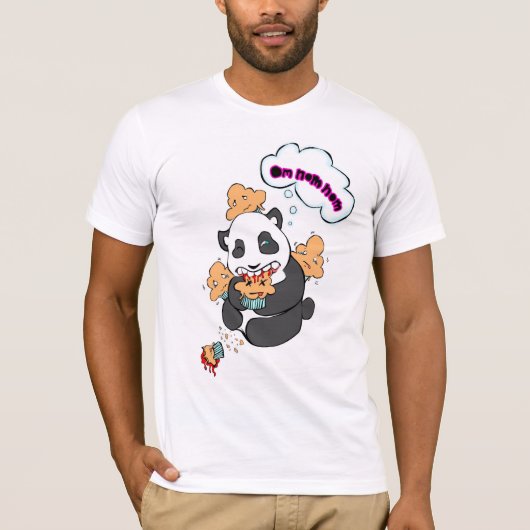 pandaattacksmuffins t-shirt (Voorkant)