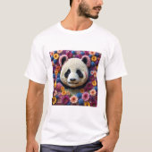 pandabloemdier t-shirt (Voorkant)