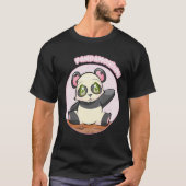 Pandamonium! Cute Panda T-Shirt, Japan Sakura Tee T-shirt (Voorkant)