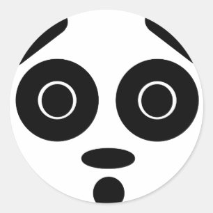 pandamonium ronde sticker