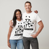 Pandamonium TShirt Funny Panda Bear Pun Tee (Unisexe)