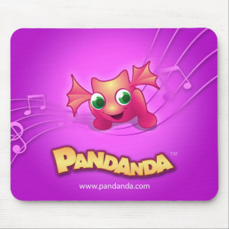 Pandanda Pink Dragon Mousepad Muismat