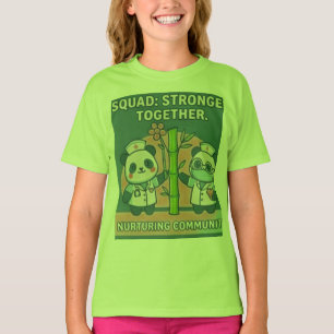Pandanurse-team Sterker Samen Verpleegkundige Team T-shirt