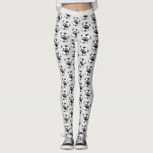 Pandas Accrocher des Leggings (Devant)