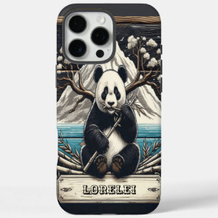 Panda's afgelegen baars: bamboe rust iPhone 16 pro max hoesje