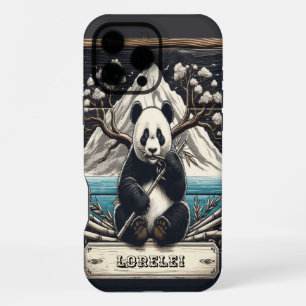 Panda's afgelegen baars: bamboe rust iPhone 16 pro max hoesje