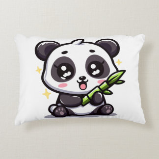 Panda's Bamboe Omhelzing Kussen