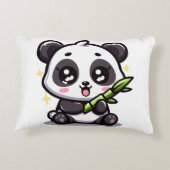 Panda's Bamboe Omhelzing Kussen (Achterkant)