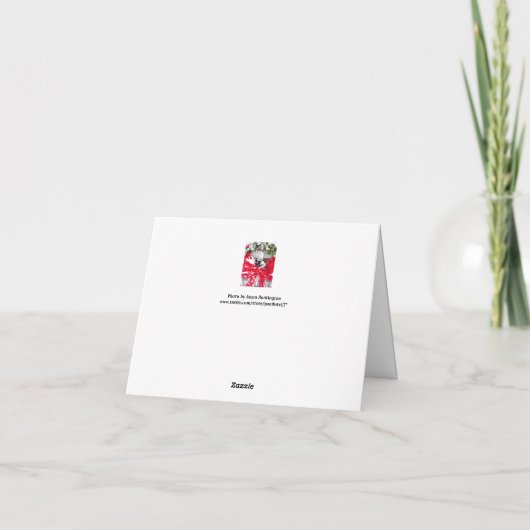 Pandas bébé mignonnes à Noël Carte de note pliée (Dos)