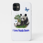Pandas Coque-Mate iPhone 11 Coque (Dos)