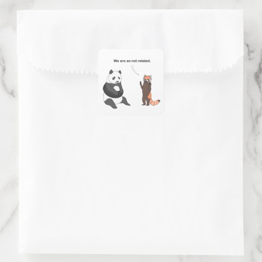 Pandas : Donc pas de Sticker (Sac)