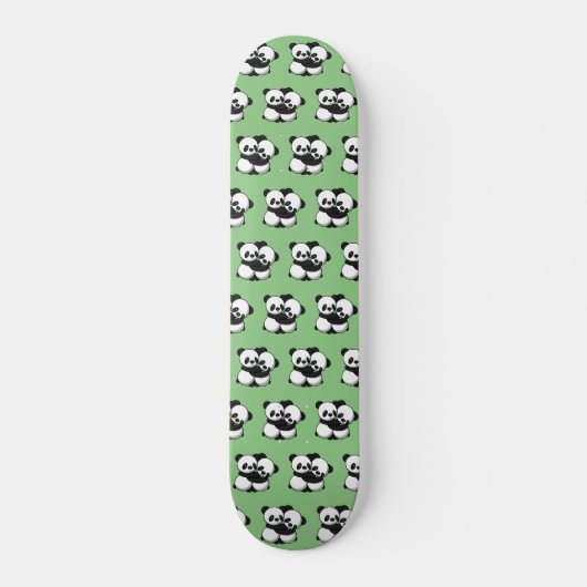Pandas Embarquer Skateboard (Devant)