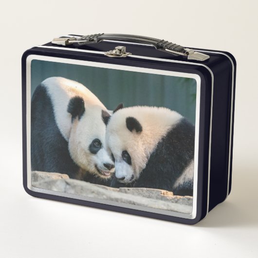 Pandas géant Mei Xiang et Xiao Qi Ji Lunch Box (Devant)