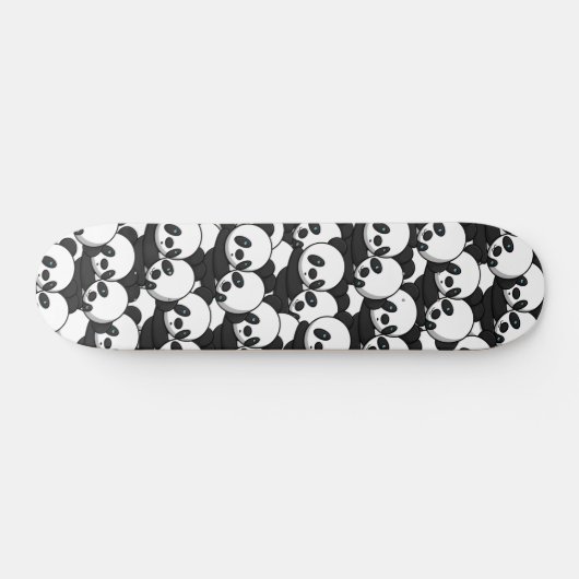 Pandas Hugging Skateboards (Horizontaal)