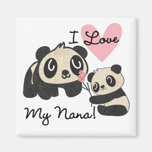 Panda's I houden van Mijn Nana Magneet