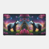 Panda's in een Fantasy Garden Bureaumat (Voorkant)