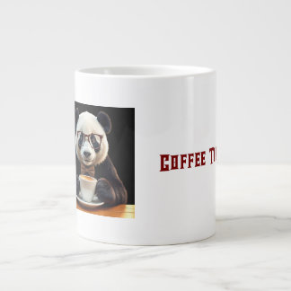 Panda's koffiepauze extra grote beker