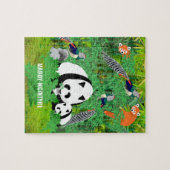 Pandas Lady Amherst's Pheasants Red Pandas Bamboo Legpuzzel (Horizontaal)