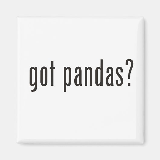 Panda's? Magneet (Voorkant)