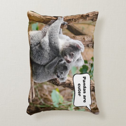 Pandas of Koalas - Welke zijn knuffels? Accent Kussen (Voorkant(Verticaal))