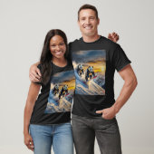 Panda's op snowboards ontwerp van Rich AMeN Gill T-shirt (Unisex)