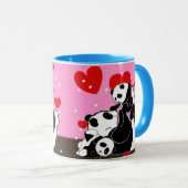 pandas " panda beren " - panda - beer baby " - kaw mok (Voorkant rechts)