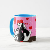 pandas " panda beren " - panda - beer baby " - kaw mok (Voorkant links)