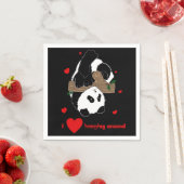 pandas " panda beren " - panda - beer baby " - kaw servetten (Insitu)