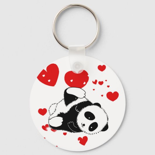 pandas " panda beren " - panda - beer baby " - kaw sleutelhanger (Voorkant)