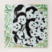 Pandas - Pandemisch - Big Hugs - Collectie Tekenin Legpuzzel (Horizontaal)