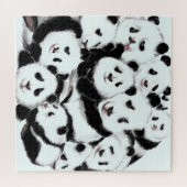 Pandas - Pandemisch - Big Hugs - Tekenend Collecti Legpuzzel (Horizontaal)