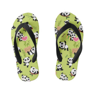 Panda's Patroon 3 Kinder Teenslippers