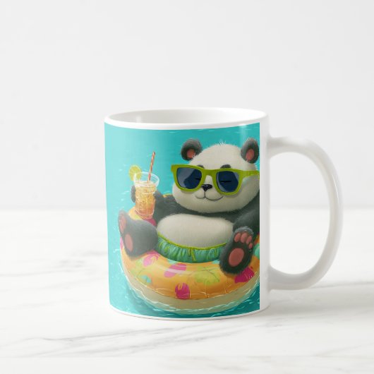 Panda's Poolside Chill Koffiemok (Rechts)