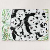Pandas Puzzle drôle (Horizontal)
